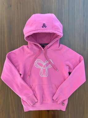 Vintage TNA pullover hoodie in the prettiest bubblegum pink